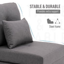 Kids Furniture, Remi Reclining Floor Lounger Chair Dark Grey - Seasonal Overstock