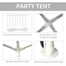 9' x 9' Party Gazebo Canopy Tent - Green - Seasonal Overstock