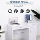 Desks, Dylan White Study Desk With Drawers - Seasonal Overstock