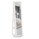Freya Standing Swivel Mirror and Jewelry Organizer - Seasonal Overstock