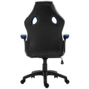 Office Chairs, Kiyo Gaming Chair in Blue Black - Seasonal Overstock