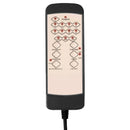 Maverick Luxury Executive Chair with Vibration Massage and Reclining - Grey Fabric - Seasonal Overstock