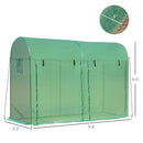 Greenhouses, 10' x 3' x 7' Double Door Soft Cover Greenhouse - Seasonal Overstock