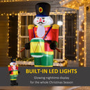 Christmas Decorations, 8ft Inflatable Christmas Soldier Playing Drum - Seasonal Overstock