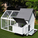 Coops & Hutches, Chic Backyard Chicken Coop 5.4ft - Seasonal Overstock