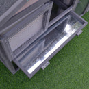 Coops & Hutches, Grey & White 58" Backyard Bunny Hutch - Seasonal Overstock