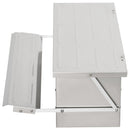 Step Control Automatic Chicken Feeder up to 22.5lbs Food Storage