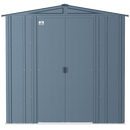 6' x 5' Arrow Classic Steel Storage Shed - Blue Grey - Seasonal Overstock