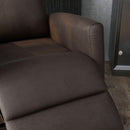 Durango Faux Leather Lift Assist Chair - Brown