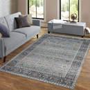 Lomash Sage Oriental Washable Area Rug by Sahara Designs - Seasonal Overstock