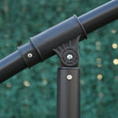 10' Deluxe Cantilever Patio Umbrella - Blue - Seasonal Overstock