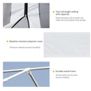 Canopy Tent, 10' x 28' Party Tent With Mesh Wall Panels - Seasonal Overstock