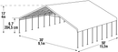 Canopy Tent, 30' x 50' Ultra Max Canopy Tent - Fire Rated - Seasonal Overstock