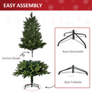 Christmas Trees, 4ft Artificial Green Christmas Tree with Automatic Open - Seasonal Overstock