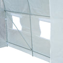 Greenhouses, 8.2' x 6.6' x 6.6' Soft Cover Greenhouse in White - Seasonal Overstock