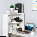 Caroline Computer Desk Bookshelf Combo - White - Seasonal Overstock