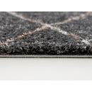 Cassius Grey Modern Area Rug by Puffy Comforts - Seasonal Overstock