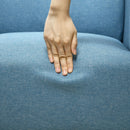 Chairs, Jinny Button Tufted Modern Accent Chair - Blue - Seasonal Overstock