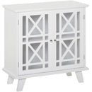 Pyper 2 Door White Accent Storage Cabinet - Seasonal Overstock