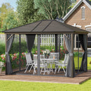 Saya 10' x 12' Hard Top Patio Gazebo - Seasonal Overstock