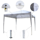 Canopy Tents, 10' x 10' Easy Pop-Up Canopy Tent - White - Seasonal Overstock