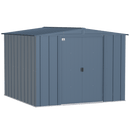 8' x 8' Arrow Classic Steel Storage Shed - Blue Grey - Seasonal Overstock
