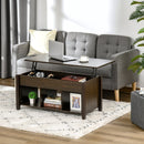 Coffee Tables, Bryan Lift Top Coffee Table with 3 Storage Compartments - Espresso Brown - Seasonal Overstock