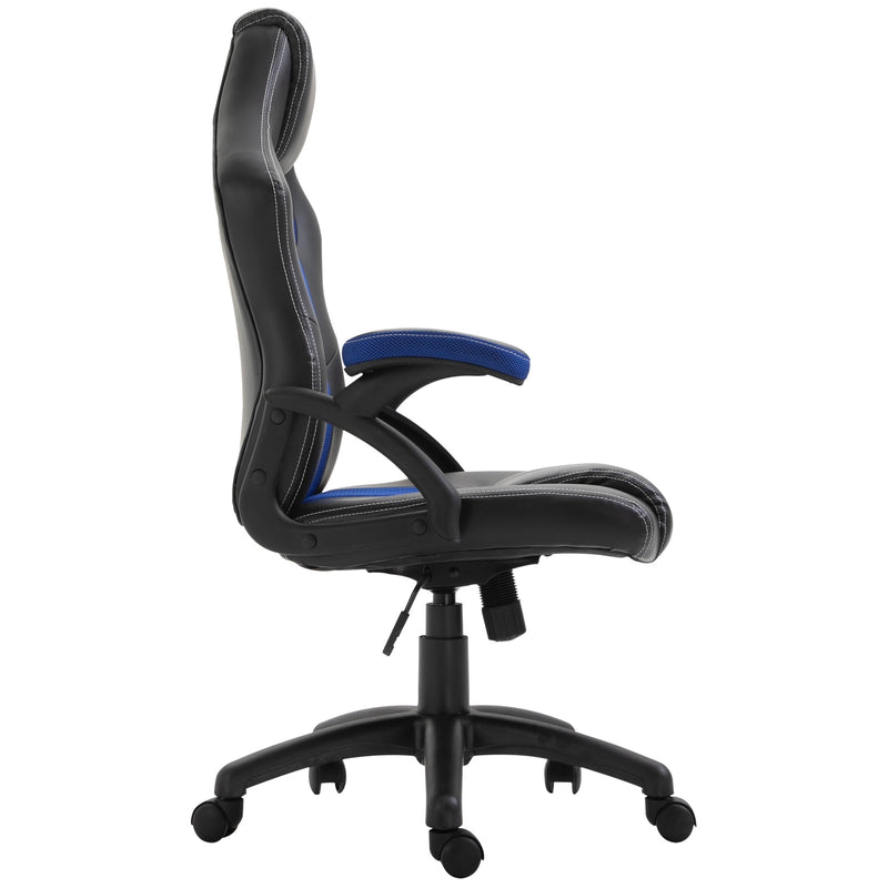 Kiyo Gaming Chair in Blue Black - Seasonal Overstock