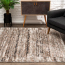 Martell Ivory / Beige Modern Area Rug by Puffy Comforts - Seasonal Overstock