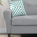 Sofas, Oakwood 76" Grey Modern Upholstered Sofa - Seasonal Overstock