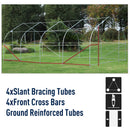 Greenhouse, 20' x 10' x 7' Soft Cover Dome Top Greenhouse - Green - Seasonal Overstock