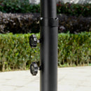 Patio Umbrella, 11ft Offset Cantilever Patio Umbrella with Easy Tilt Adjust - Red - Seasonal Overstock