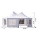 Canopy Tents, 22.3 x 16.4ft Octagon Event Tent - Seasonal Overstock