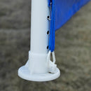 9' x 9' Party Gazebo Canopy Tent - Blue - Seasonal Overstock