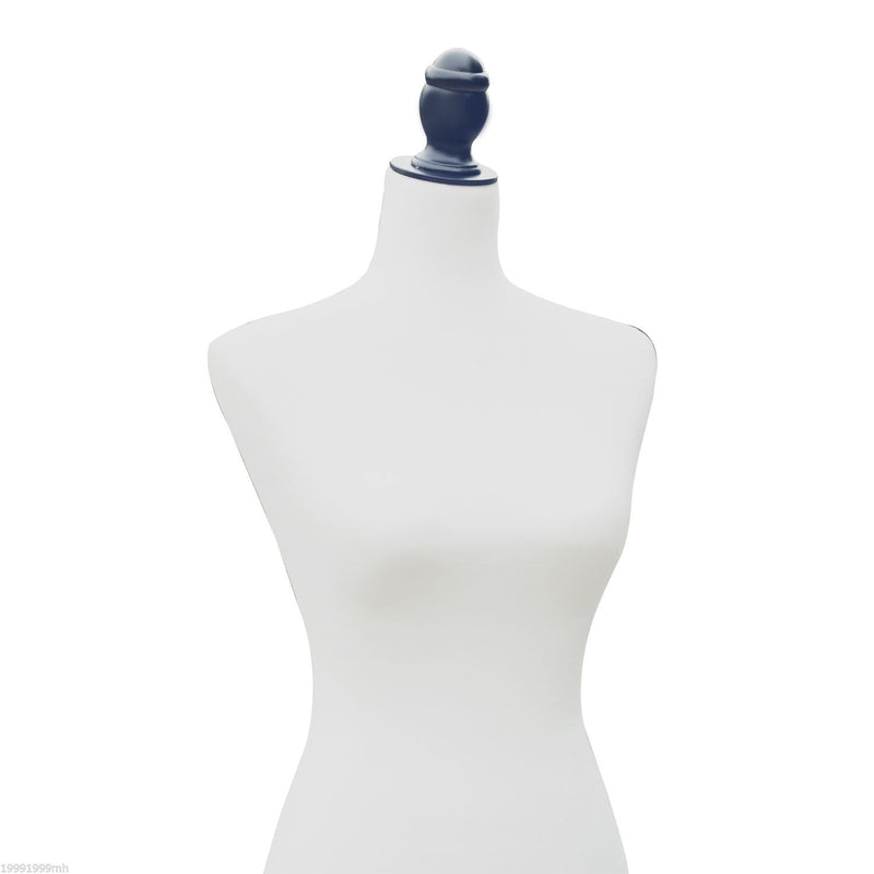 Dressmaker 27" Torso Mannequin Stand in White - Seasonal Overstock
