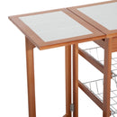 Kitchen Carts, Bridgette Kitchen Cart with Tile Top - Seasonal Overstock