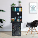 Sofia Floating Wall Desk Table - Black - Seasonal Overstock
