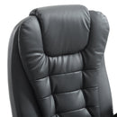 Xavi Luxury Executive Office Chair with Heated Vibration Massage - Black - Seasonal Overstock