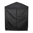 Canopy Tents, 6.6' x 6.6' Pop-Up Canopy Tent Black - Seasonal Overstock