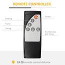 Avery White 60" TV Stand with Electric Fireplace - Seasonal Overstock