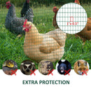Rectangular Wire Chicken Fencing for Pets & Gardens 98' x 3'1" - Green - Seasonal Overstock