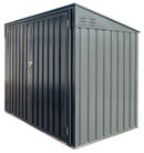 Storage Sheds, 6' x 3' Storboss™ Horizontal Utility Shed for Waste and Recycling Bins - Charcoal - Seasonal Overstock