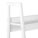 Meena 4 Tier Ladder Shelf Pair - White - Seasonal Overstock