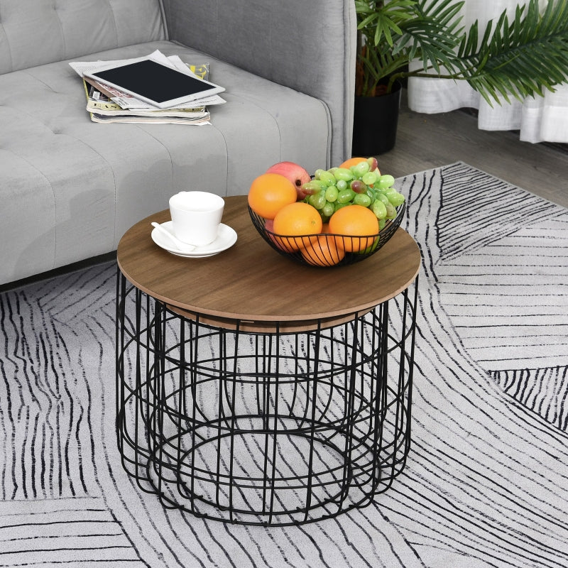 Wilder 2pc Industrial Style Coffee Table Set