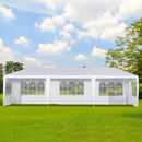 Canopy Tent, 10' x 28' Portable Party Tent with 5 Removeable Wall Panels - Seasonal Overstock