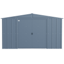 Storage Sheds, 10' x 8' Arrow Classic Steel Storage Shed - Blue Grey - Seasonal Overstock