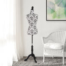 Mannequins, Dressmaker 27" Torso Mannequin Stand in Pattern - Seasonal Overstock
