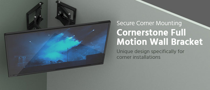 Full Motion Corner Wall Mount for TVs 37" to 60" - Seasonal Overstock