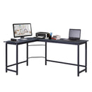 Desks, Lance Corner Desk with Metal Frame - Seasonal Overstock