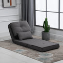 Kids Furniture, Remi Reclining Floor Lounger Chair Dark Grey - Seasonal Overstock